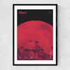 Mars - Futuristic Japan 1 Narrow Black Frame