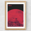 Mars - Futuristic Japan 1 Wide Oak Frame