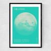 Mars - Futuristic Japan 2 Narrow Black Frame