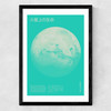 Mars - Futuristic Japan 2 Medium Black Frame