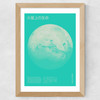 Mars - Futuristic Japan 2 Wide Oak Frame