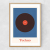 Techno Narrow Oak Frame