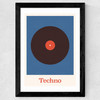Techno Wide Black Frame