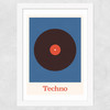 Techno Wide White Frame