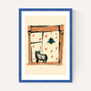 Black Cat On Windowsill