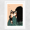 Calico Cat Wide White Frame