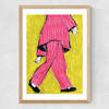 Pink Pyjama Medium Oak Frame
