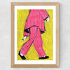 Pink Pyjama Wide Oak Frame