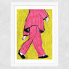 Pink Pyjama Wide White Frame