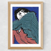 Striped Pyjama Wide Oak Frame