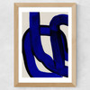 Blue Loops I Wide Oak Frame