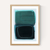 Teal Shapes I