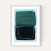 Teal Shapes I