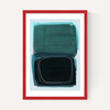 Teal Shapes I