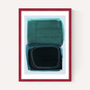 Teal Shapes I