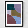Painted Shapes II Medium Black Frame