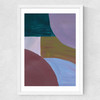 Painted Shapes II Medium White Frame