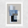 Pieces 27 Narrow White Frame