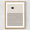 Solitude's Journey Wide Oak Frame