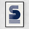 Modern Objects No.8 Narrow Black Frame