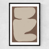 Abstract Whisper Narrow Black Frame