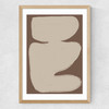 Abstract Whisper Medium Oak Frame