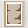Abstract Whisper Wide Oak Frame