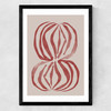Crimson Echoforms Medium Black Frame