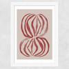 Crimson Echoforms Wide White Frame