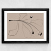Simply Line Plant Wide Black Frame