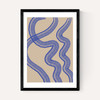 Blue Minimal Line