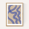 Blue Minimal Line