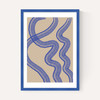 Blue Minimal Line