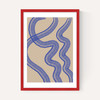 Blue Minimal Line