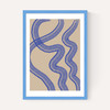 Blue Minimal Line