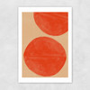 Crimson Echoes Unframed Print