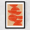 Crimson Symmetry Medium Black Frame