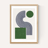 Modern Green Objects No.10