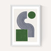 Modern Green Objects No.10
