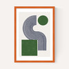 Modern Green Objects No.10
