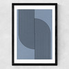 Curved Symmetry Medium Black Frame
