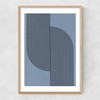 Curved Symmetry Narrow Oak Frame