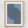 Curved Symmetry Wide Oak Frame