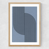 Curved Symmetry Medium Oak Frame