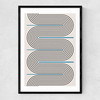Curved Lines Harmony Narrow Black Frame