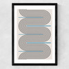 Curved Lines Harmony Medium Black Frame
