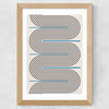 Curved Lines Harmony Wide Oak Frame