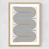 Curved Lines Harmony Medium Oak Frame