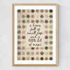 A Home Full Of Small Joys Medium Oak Frame