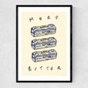More Butter Narrow Black Frame
